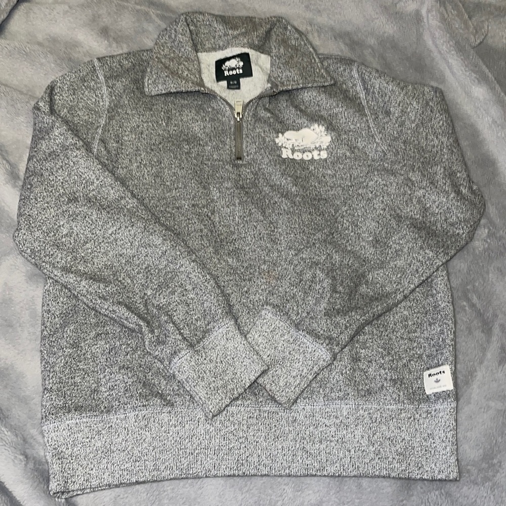 Roots womens quarter zip sweater